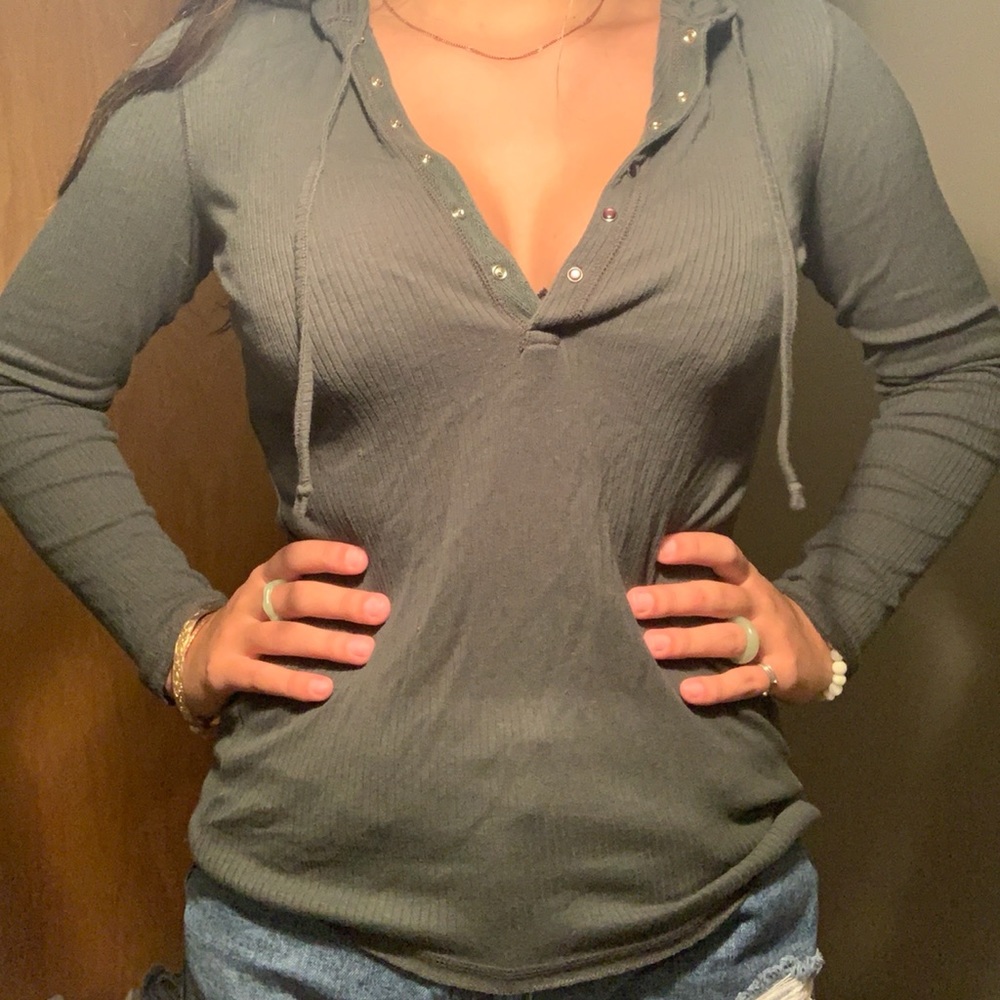 Green Maurices Sweater Top